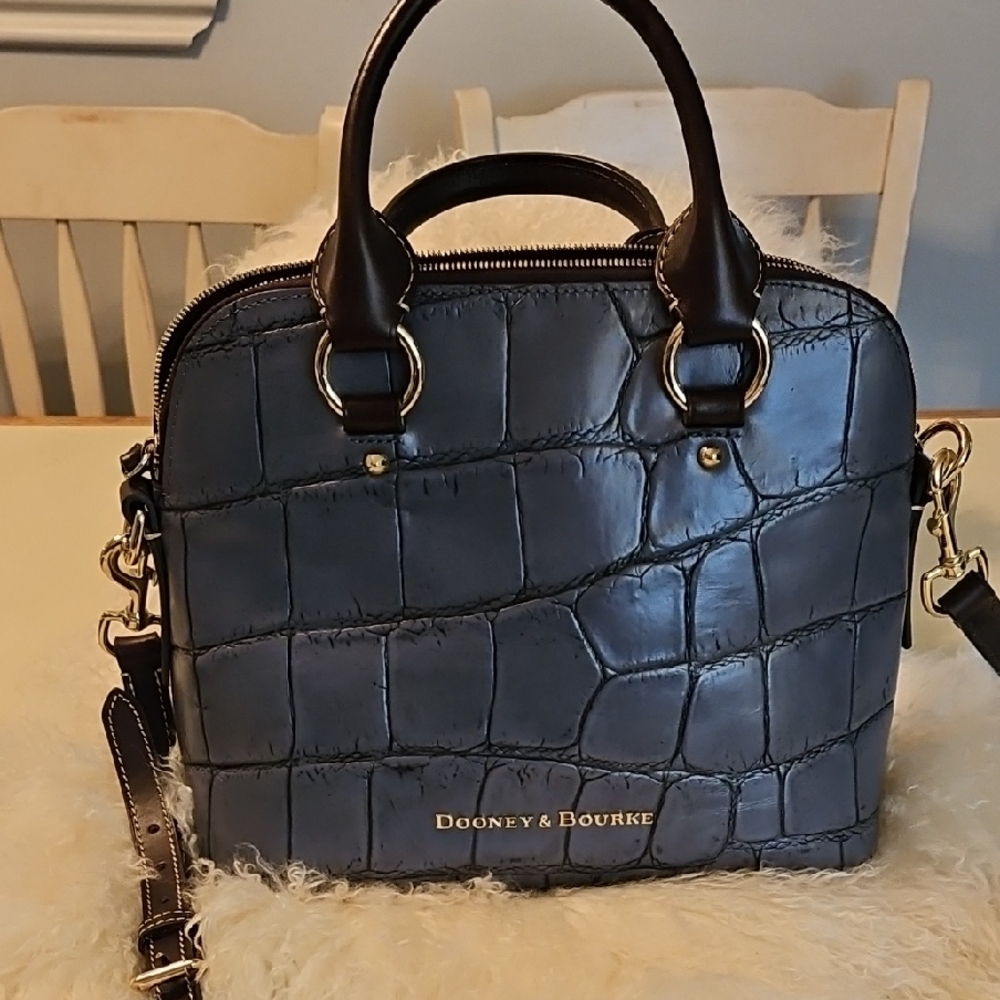 Dooney & Bourke  Croc-Embossed Dome Satchel